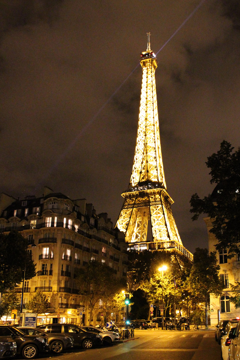 Eiffelturm bei Nacht Paris