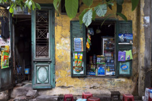 HAnoi Fassade eines Shops in der Altstadt