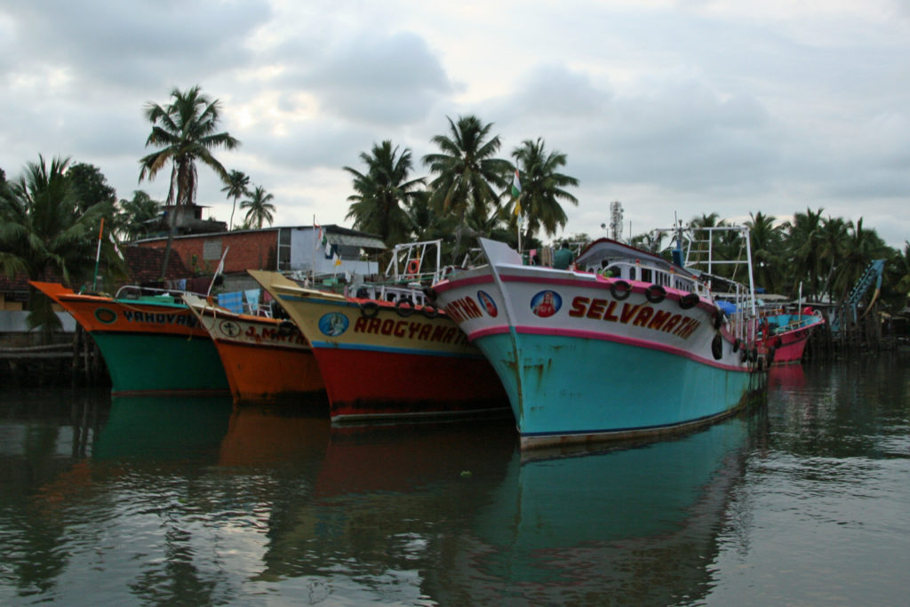 Boote Kerala Vembanad See