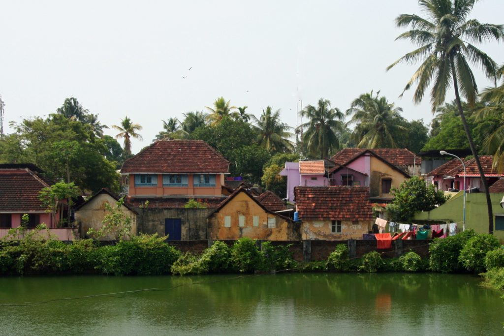 Kerala Cochi Blick auf den Fluss