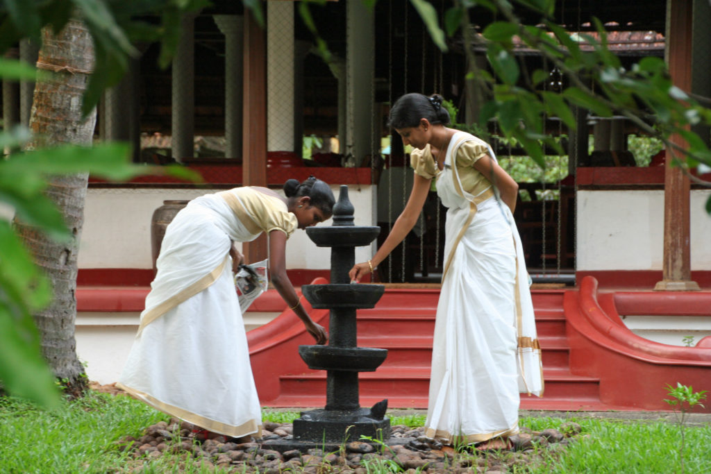 Kerala Indien Coconut LAgoon Kumarakon