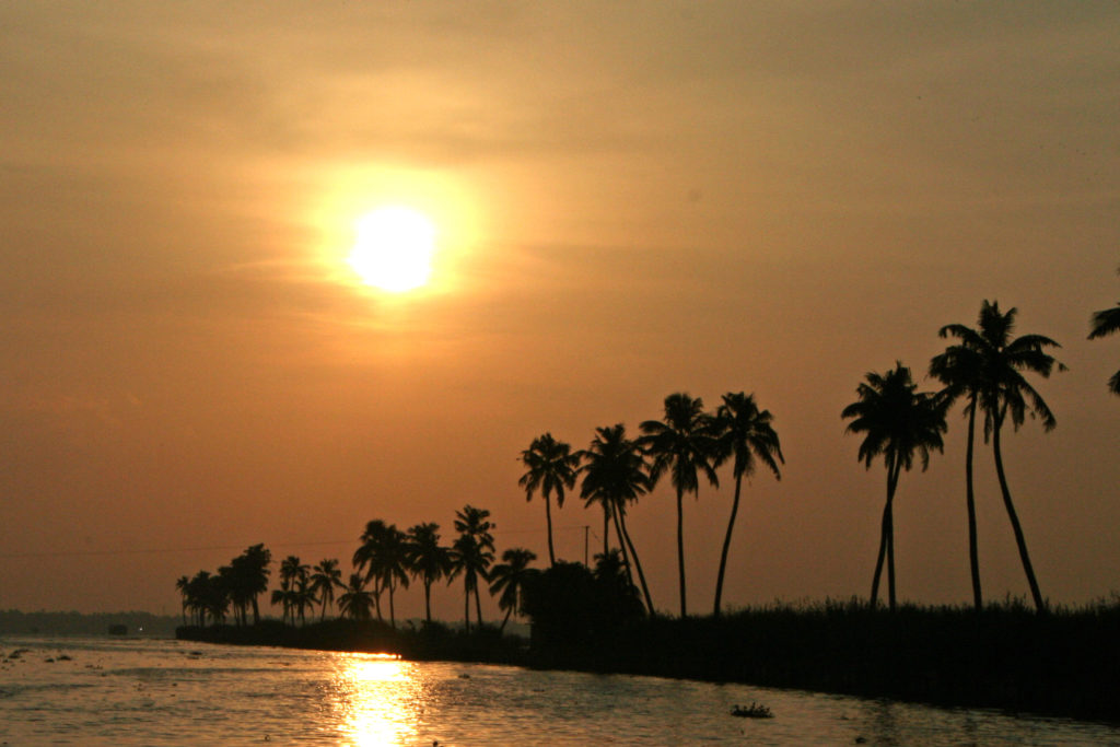 Sunset Backwaters Kerala