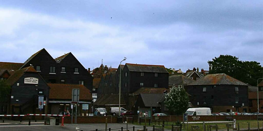 Rye hafenseite- Englands Südküste