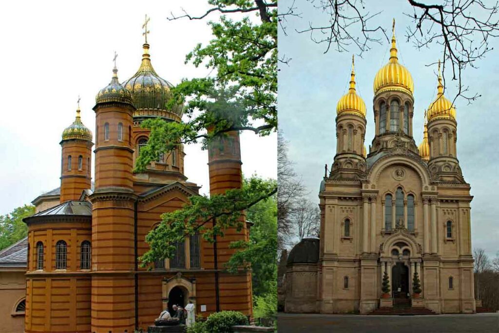 russische Kapellen Wiesbaden und Weimar