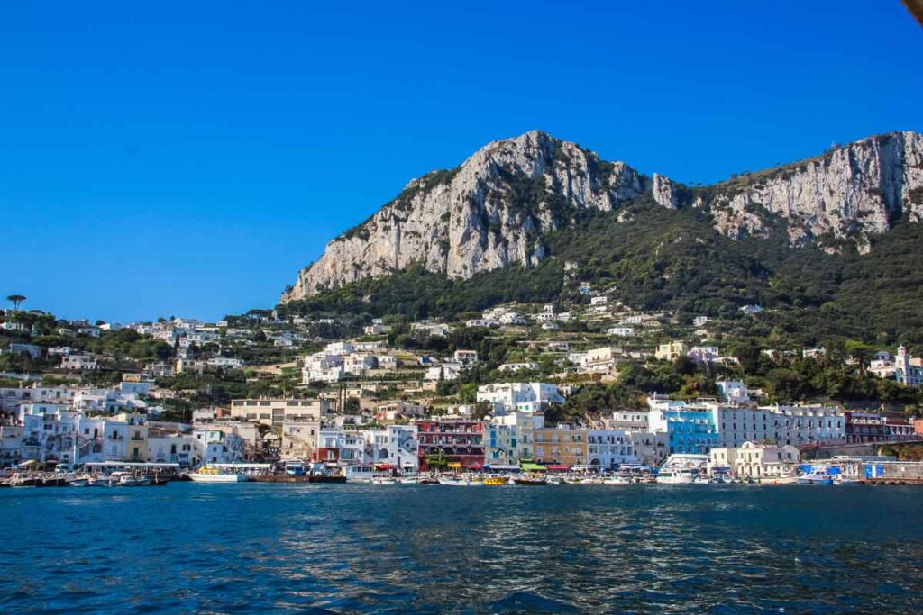 Capri Blick auf Marina Grande
