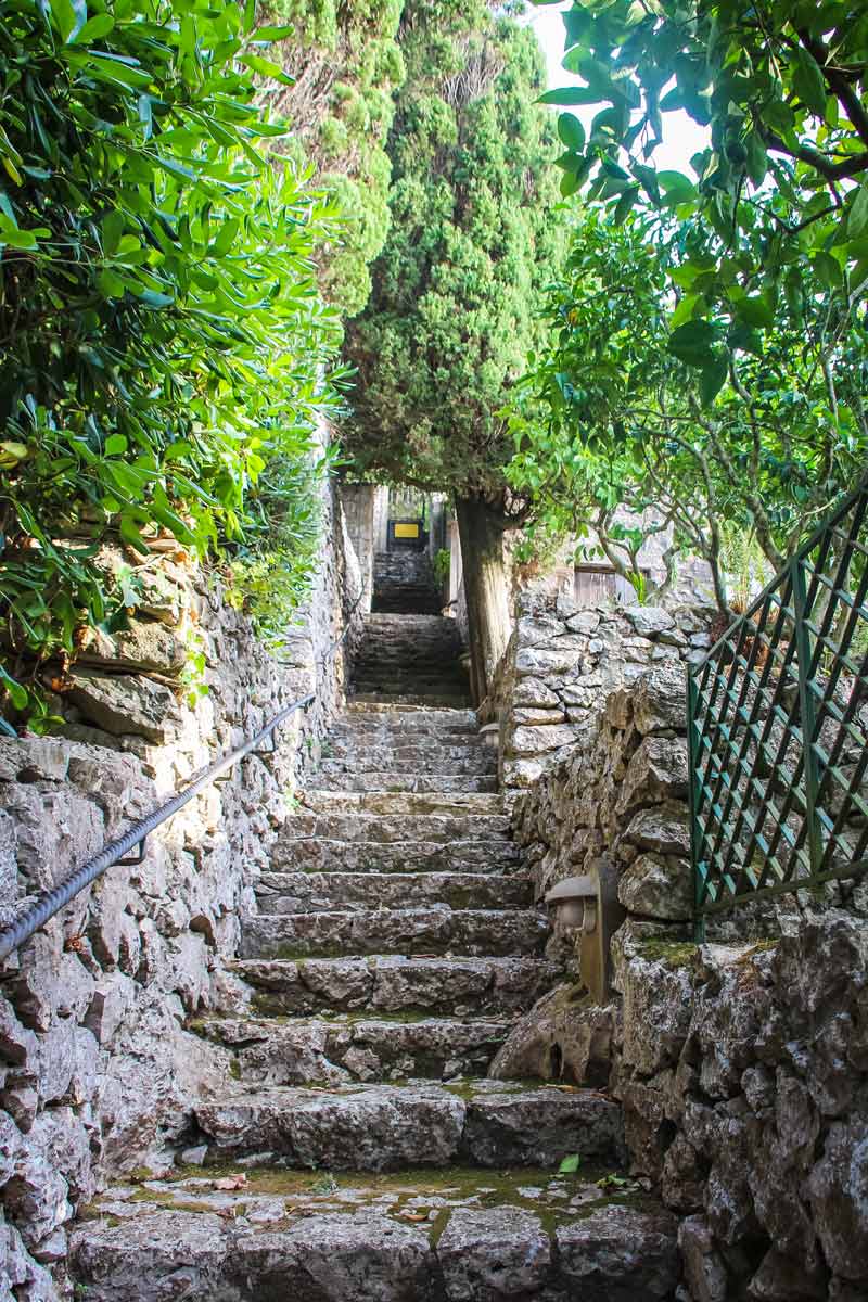 Treppe in der Villa San Michele